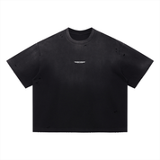 NO.11 VINTAGE DISTRESSED BOXY OVERSIZE TEE