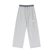 PLAID CONTRAST SWEATS