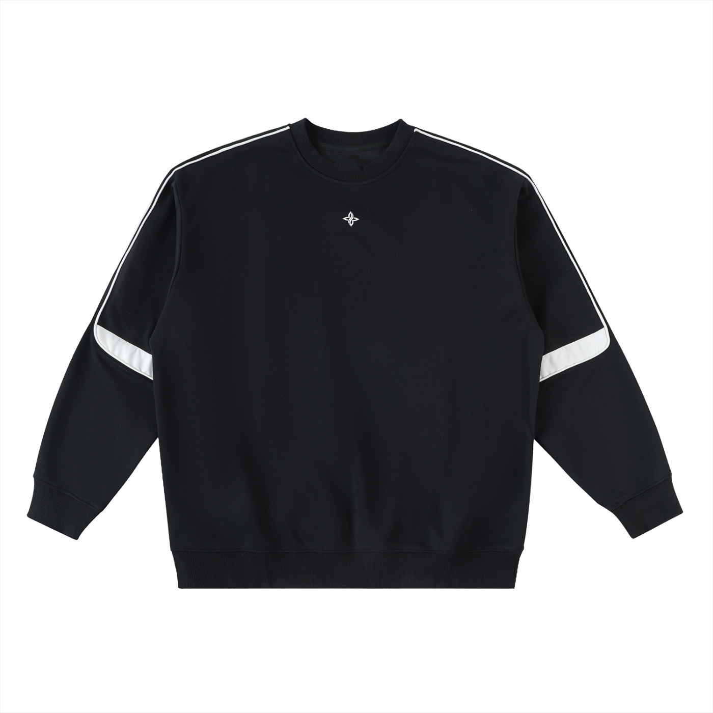No. 11 Oversized Crewneck Taped Sweatshirt