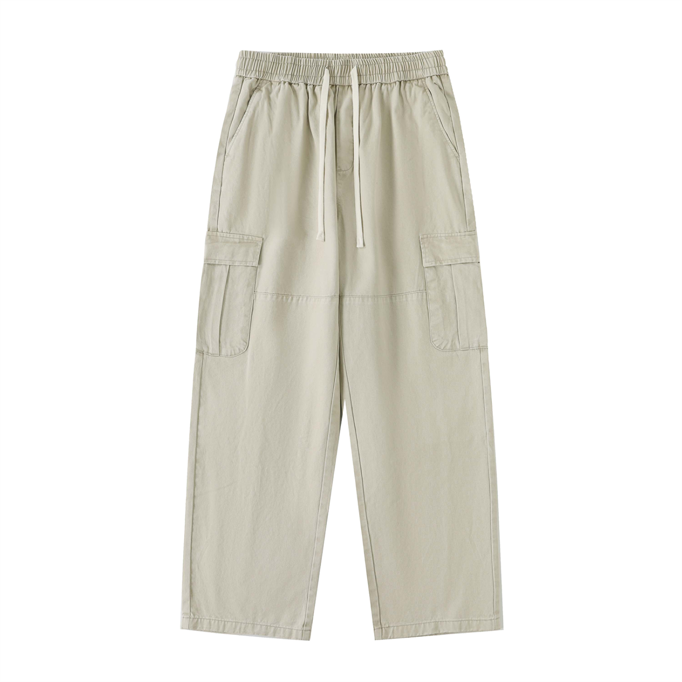 No. 11 Drawstring Waist Straight-Leg Cargo Pants
