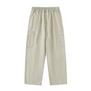 No. 11 Drawstring Waist Straight-Leg Cargo Pants
