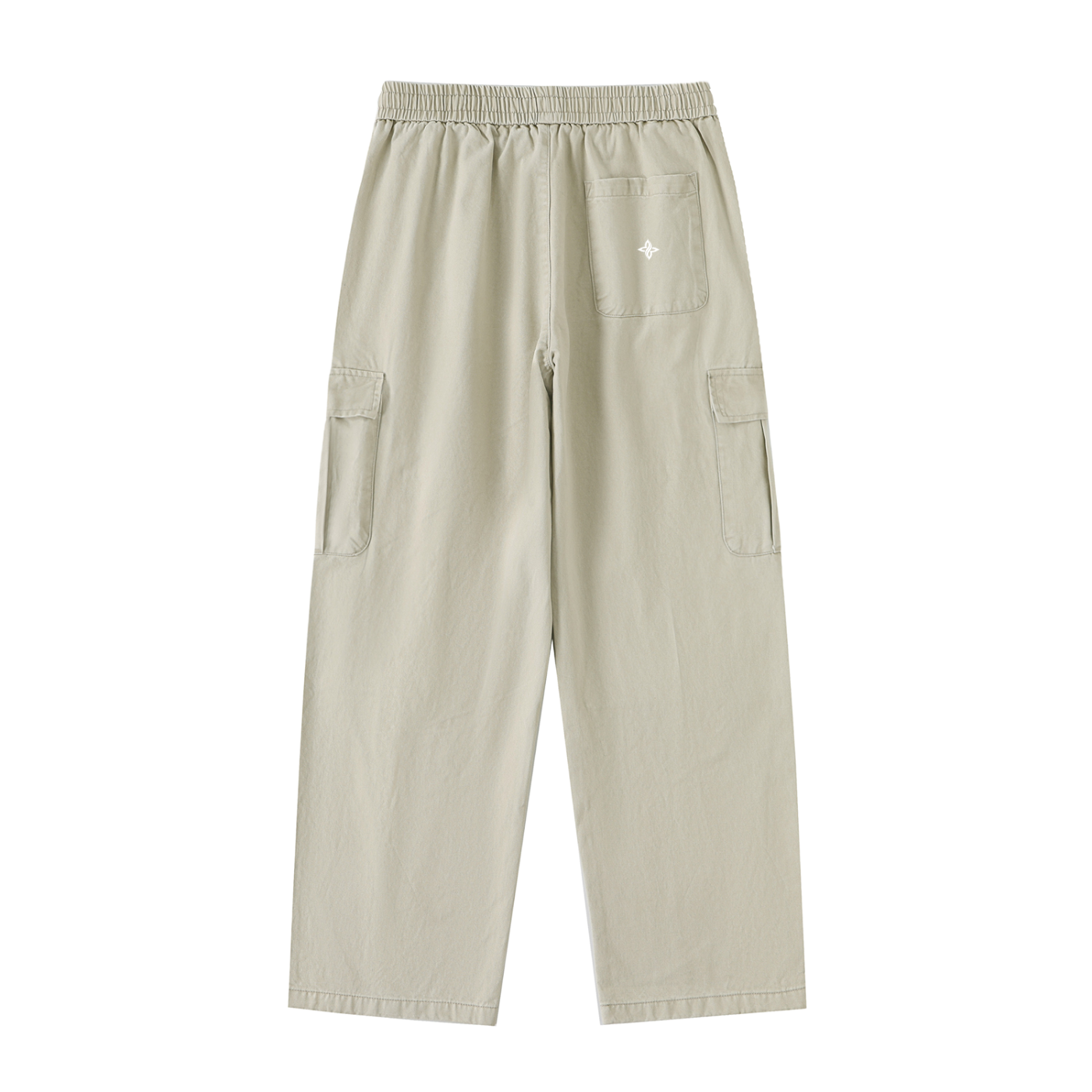 No. 11 Drawstring Waist Straight-Leg Cargo Pants