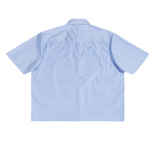 No. 11 Oversized Vertical Stripe Boxy Shirt