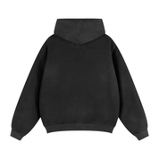 Sunfade Two-way Zipper Boxy Fleece Hoodie