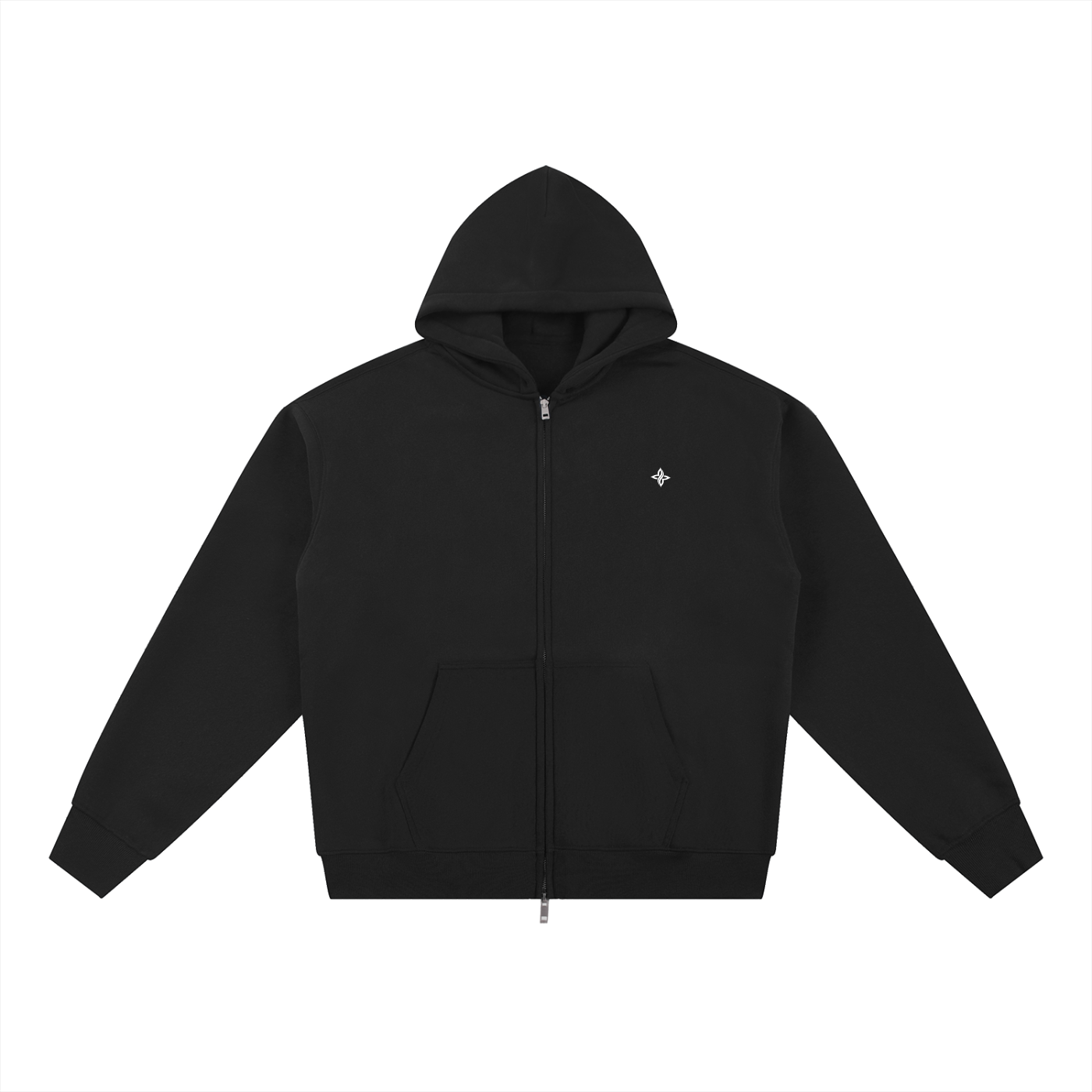 Essential Fleece Zip-Through Hoodie