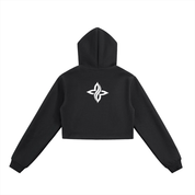 CROPPED ZIP-UP HOODIE