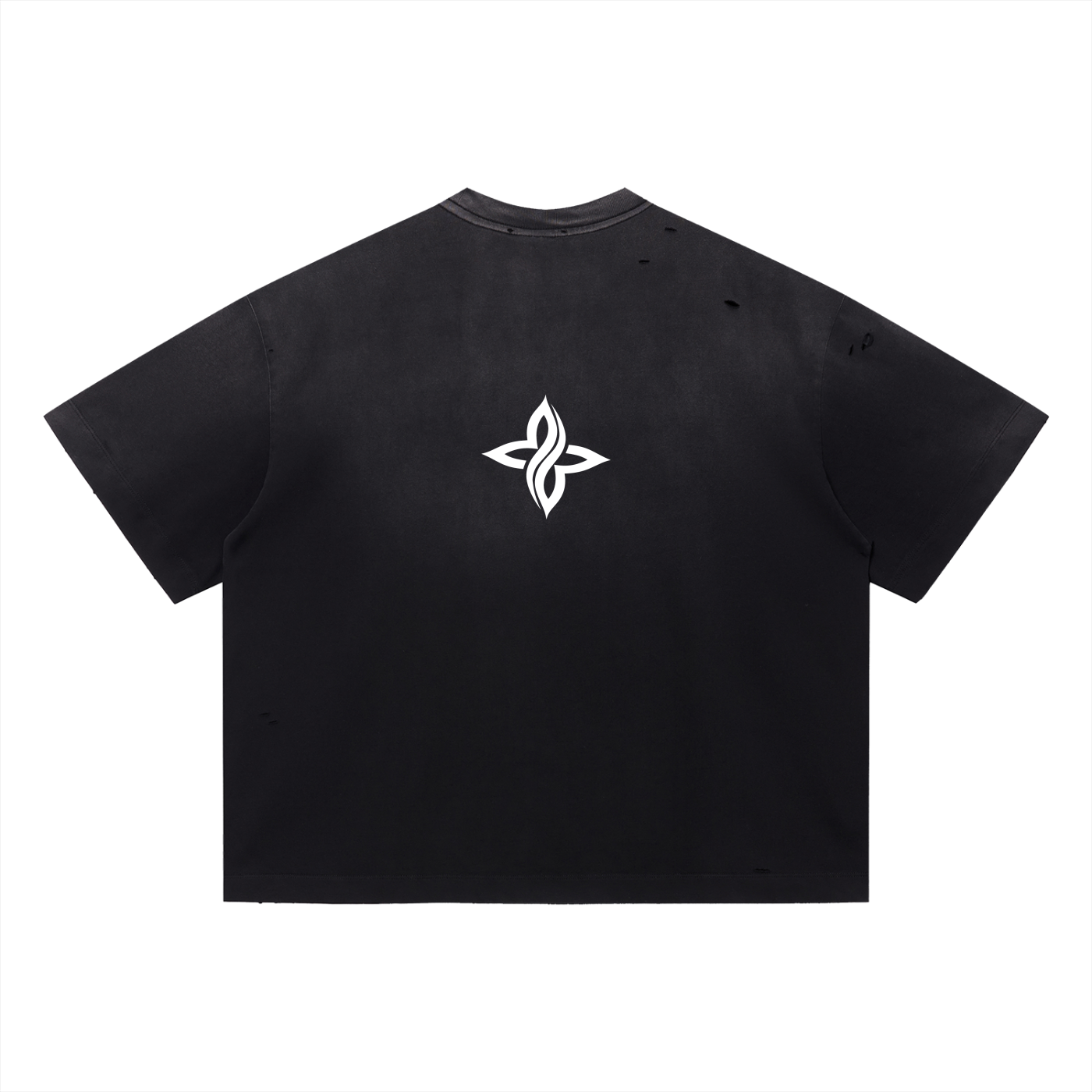 NO.11 VINTAGE DISTRESSED BOXY OVERSIZE TEE