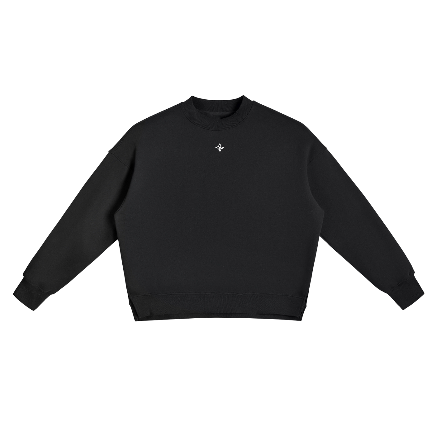 No. 11 Fleece Side Slit Crewneck Sweatshirt