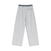 PLAID CONTRAST SWEATS