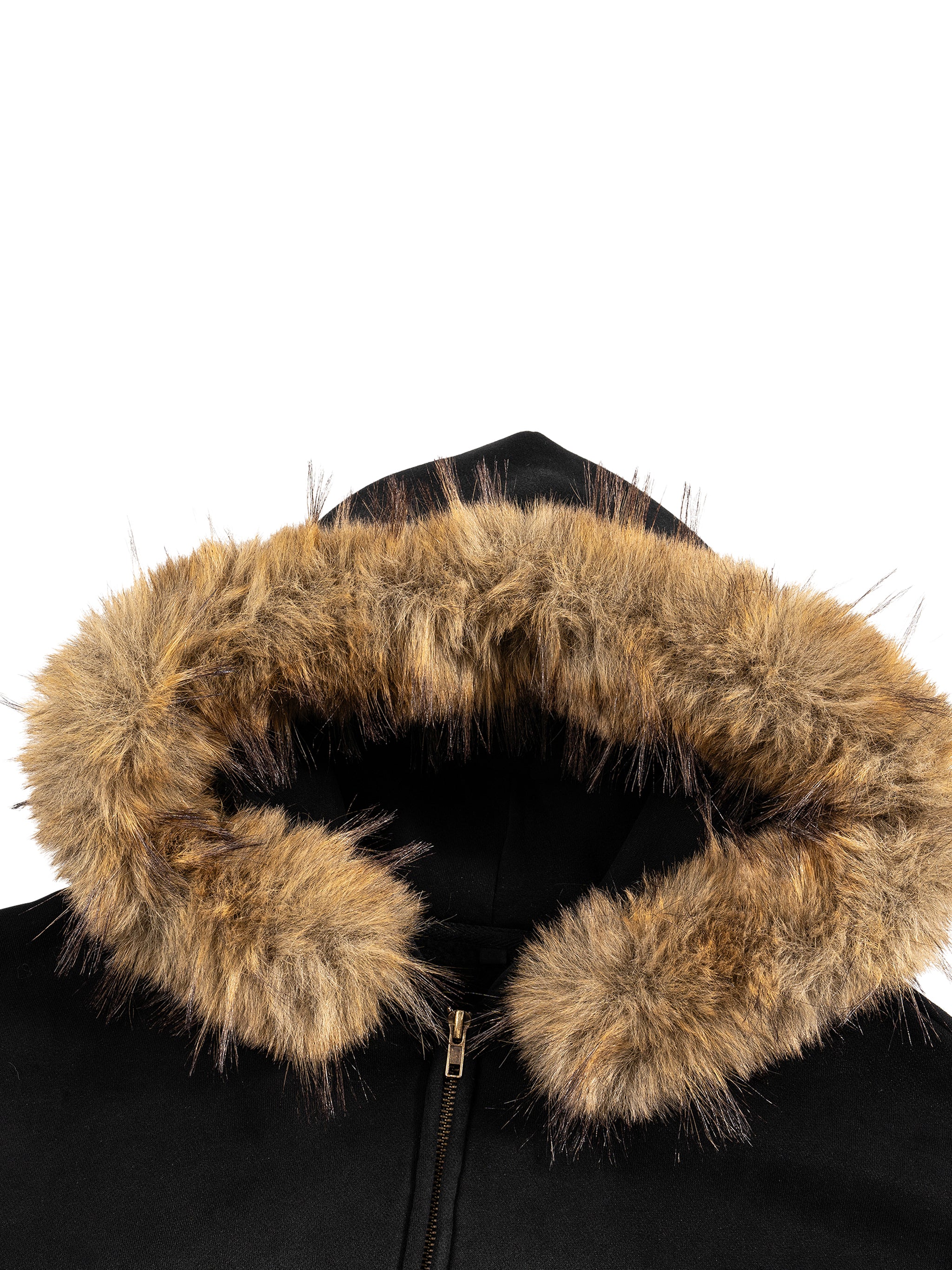 SUN FADE BOXY FUR HOODIE