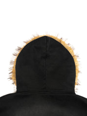 SUN FADE BOXY FUR HOODIE